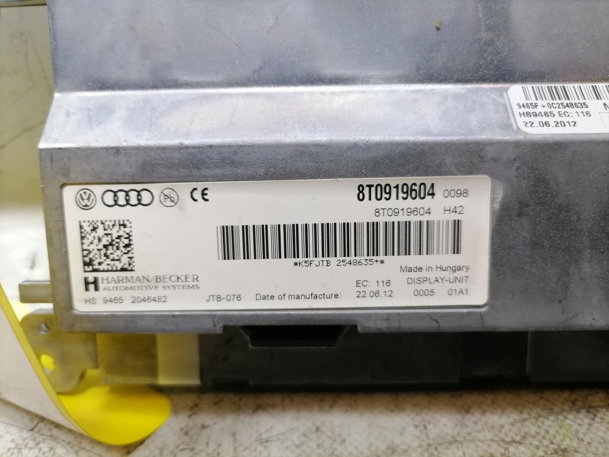 Audi A4 8K B8 original Anzeige Display Monitor Bj.2012
